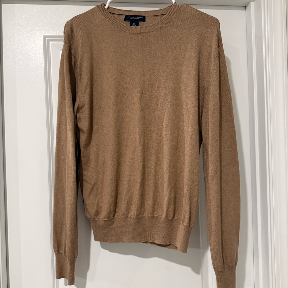 Banana Republic Men's Brown Cashmere Sweater